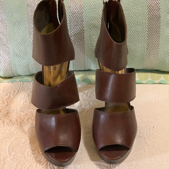 Bebe Brown Stiletto Botties - Picture 2 of 7